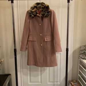 Kate Spade pink coat xs .